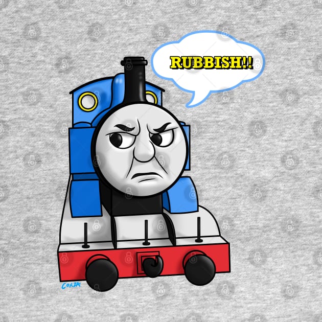 "Rubbish!" Thomas by corzamoon